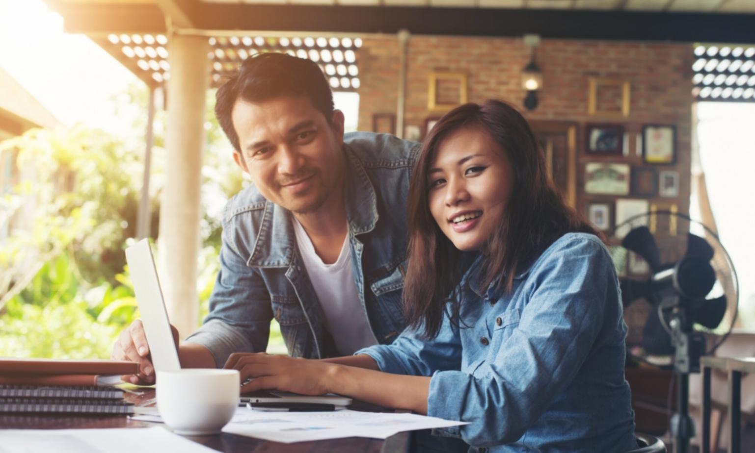 Professional reviewing financial documents for budget audit preparation